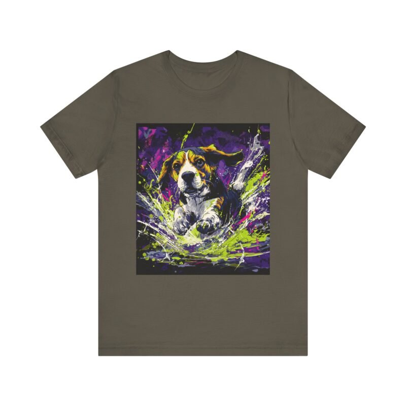 Beagle Splash Zone Tee – Retro Comic Style T-Shirt - Unisex Graphic Tee - Image 15