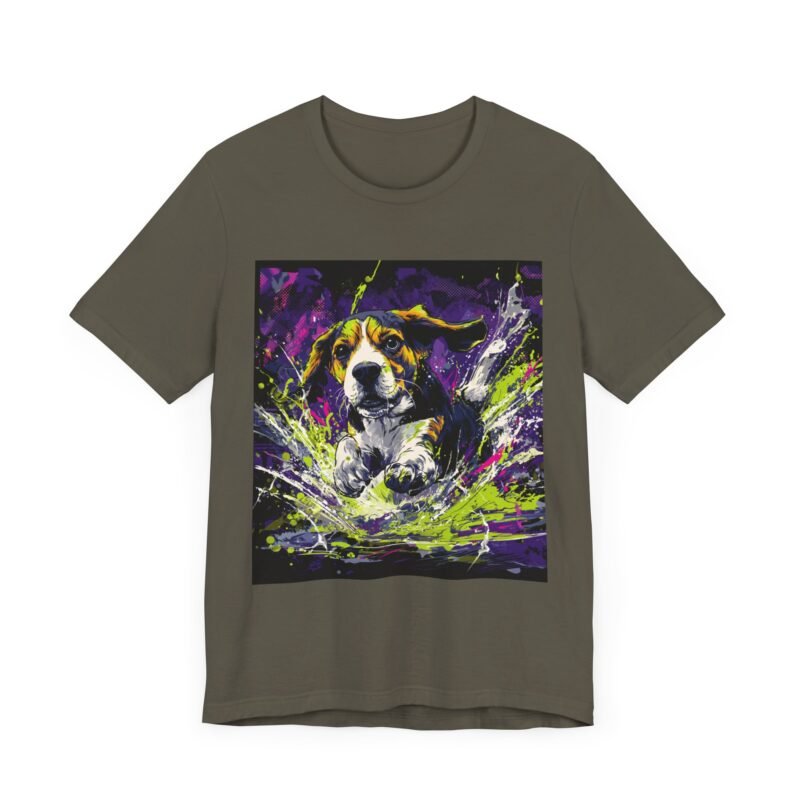 Beagle Splash Zone Tee – Retro Comic Style T-Shirt - Unisex Graphic Tee - Image 17