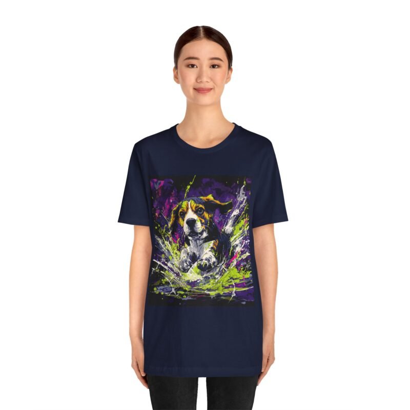 Beagle Splash Zone Tee – Retro Comic Style T-Shirt - Unisex Graphic Tee - Image 33