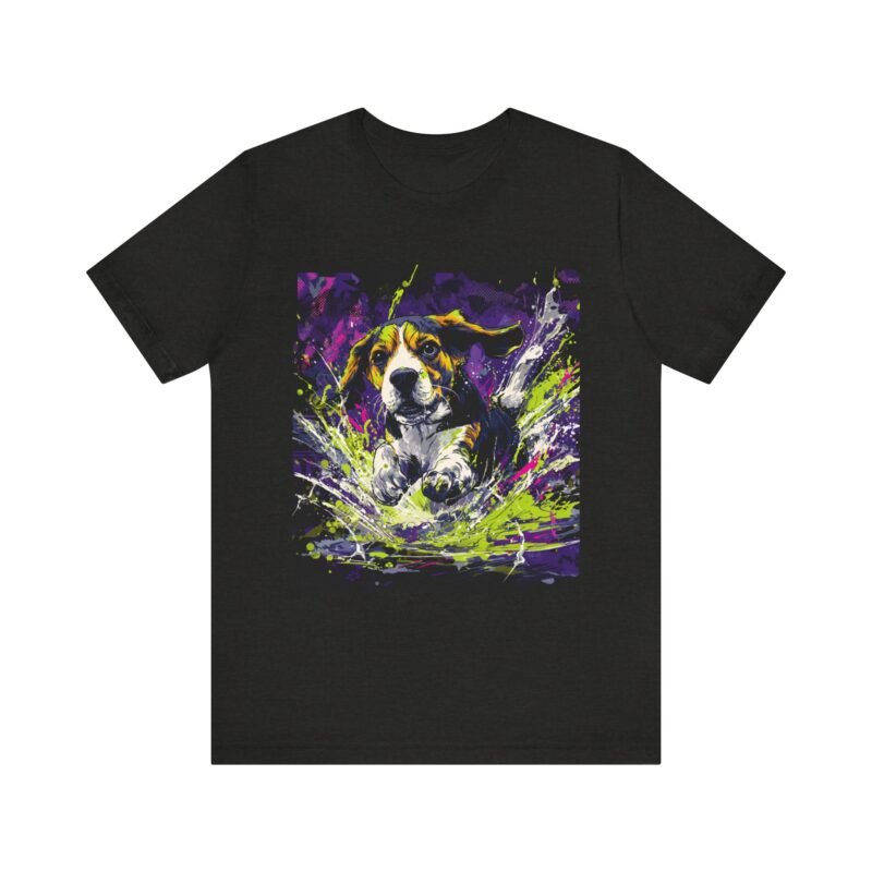 Beagle Splash Zone Tee – Retro Comic Style T-Shirt - Unisex Graphic Tee - Image 8