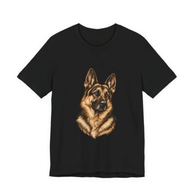 German Shepherd Vintage Portrait T-Shirt – Unisex