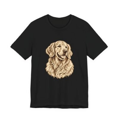 Golden Retriever Vintage Portrait T-Shirt – Unisex